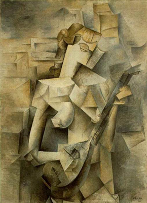 Pablo Picasso- Girl with a Mandolin